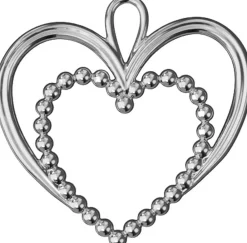 Rosendahl Perle Hjerte H6. 5 forsølvet
