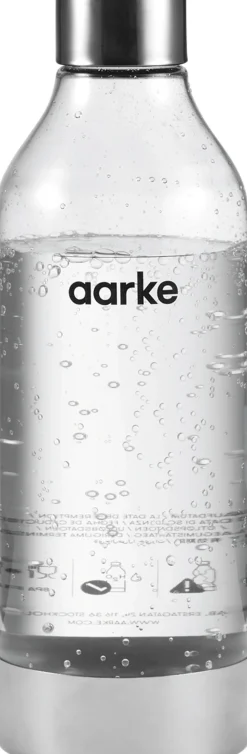 Aarke Kitchenware PET Polished Steel - Water Bottle Hot