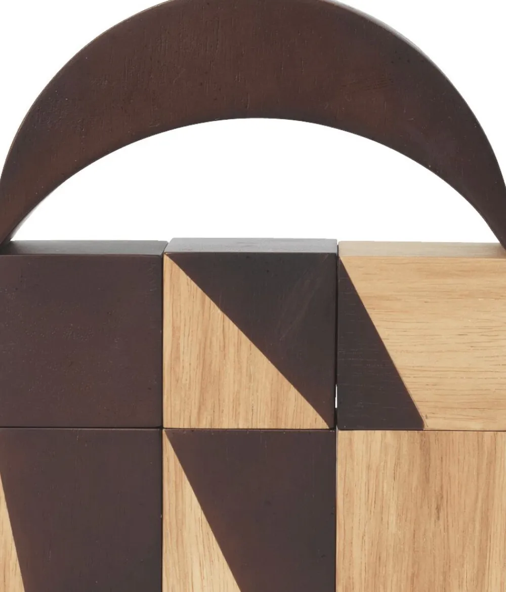 Børn Ferm Living Phase Building Blocks - Natural/Dark stained