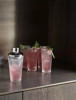 Stelton Pilastro cocktail shaker clear Hot