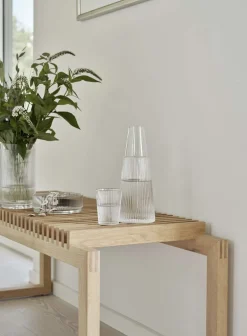 Stelton Pilastro karaffel med glas 1 l, clear Hot