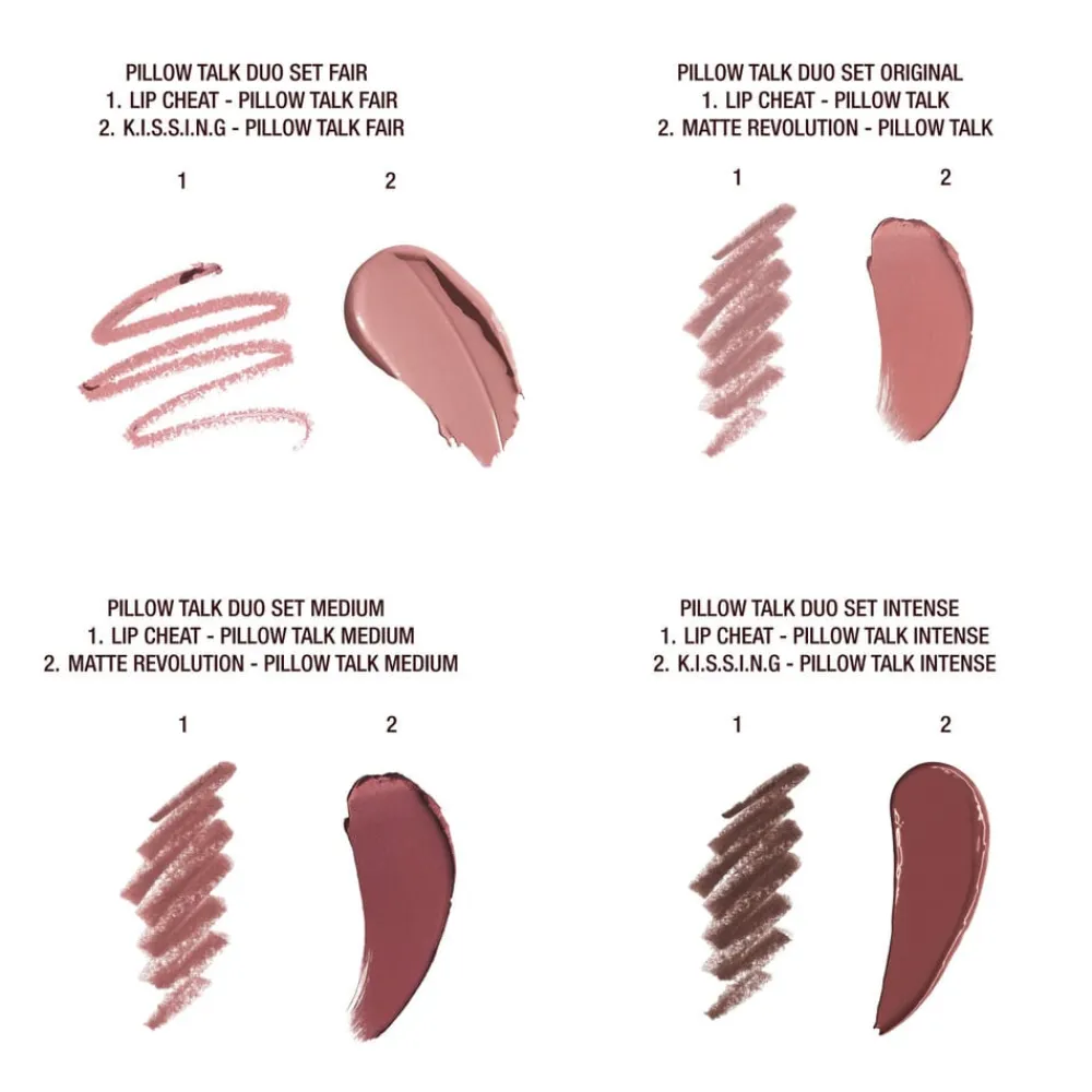 Charlotte Tilbury Pillow Talk Duo Set - Sæt med læbeprodukter Pillow talk fair Best