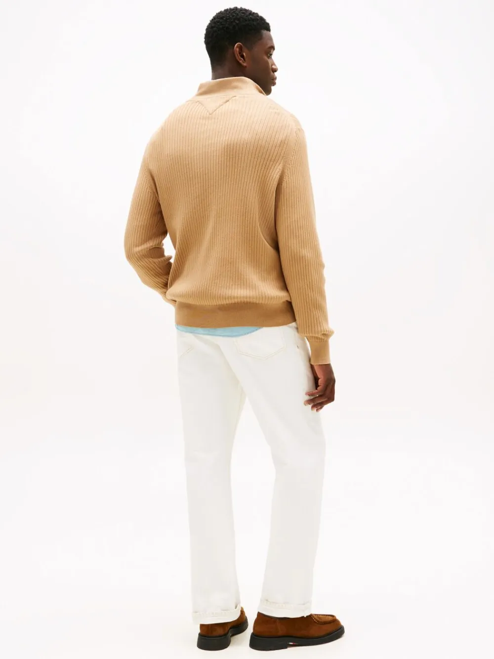 PIMA CTN CASH STRUCTURE ZIP MOCK>Tommy Hilfiger Discount