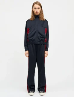 Mads Nørgaard - Copenhagen Pique Sport Kelsey Sweatshirt Blå og r&oslash;d Sale