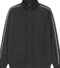 Mads Nørgaard - Copenhagen Pique Sport Track Top Sort Clearance