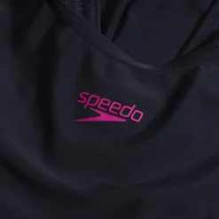 Speedo Placement Muscleback Badedragt Sort Best