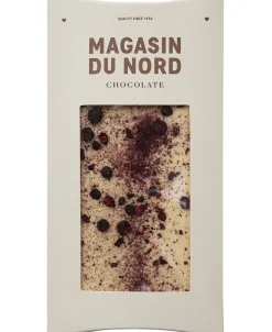 Plade, Hvid chokolade m/ blåbær 90 g>Magasin Chokolade New