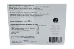 Plade, Hvid chokolade m/ blåbær 90 g>Magasin Chokolade New