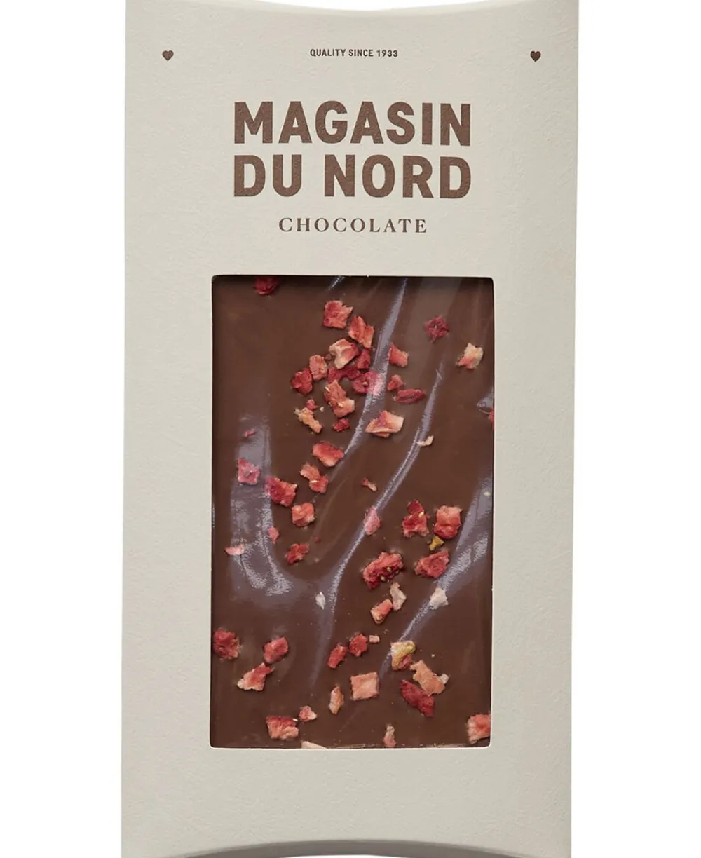 Magasin Chokolade Plade, Mælkechokolade m/ jordbær 90 g