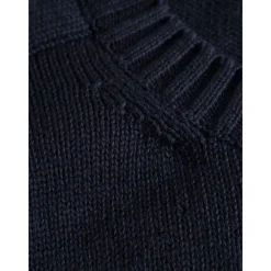 Knowledge Cotton Apparel Plain knitted crew neck GOTS/Vegan