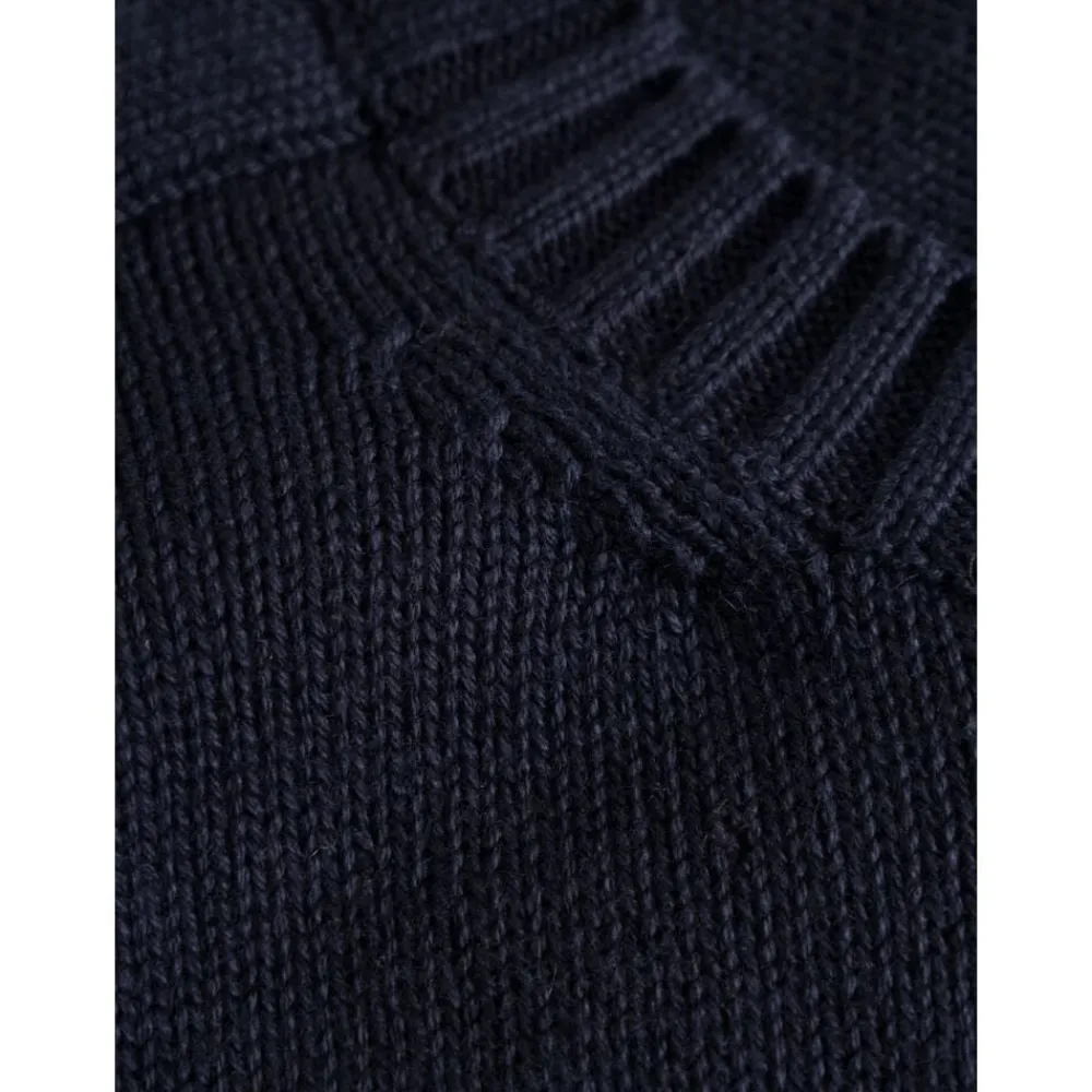 Knowledge Cotton Apparel Plain knitted crew neck GOTS/Vegan