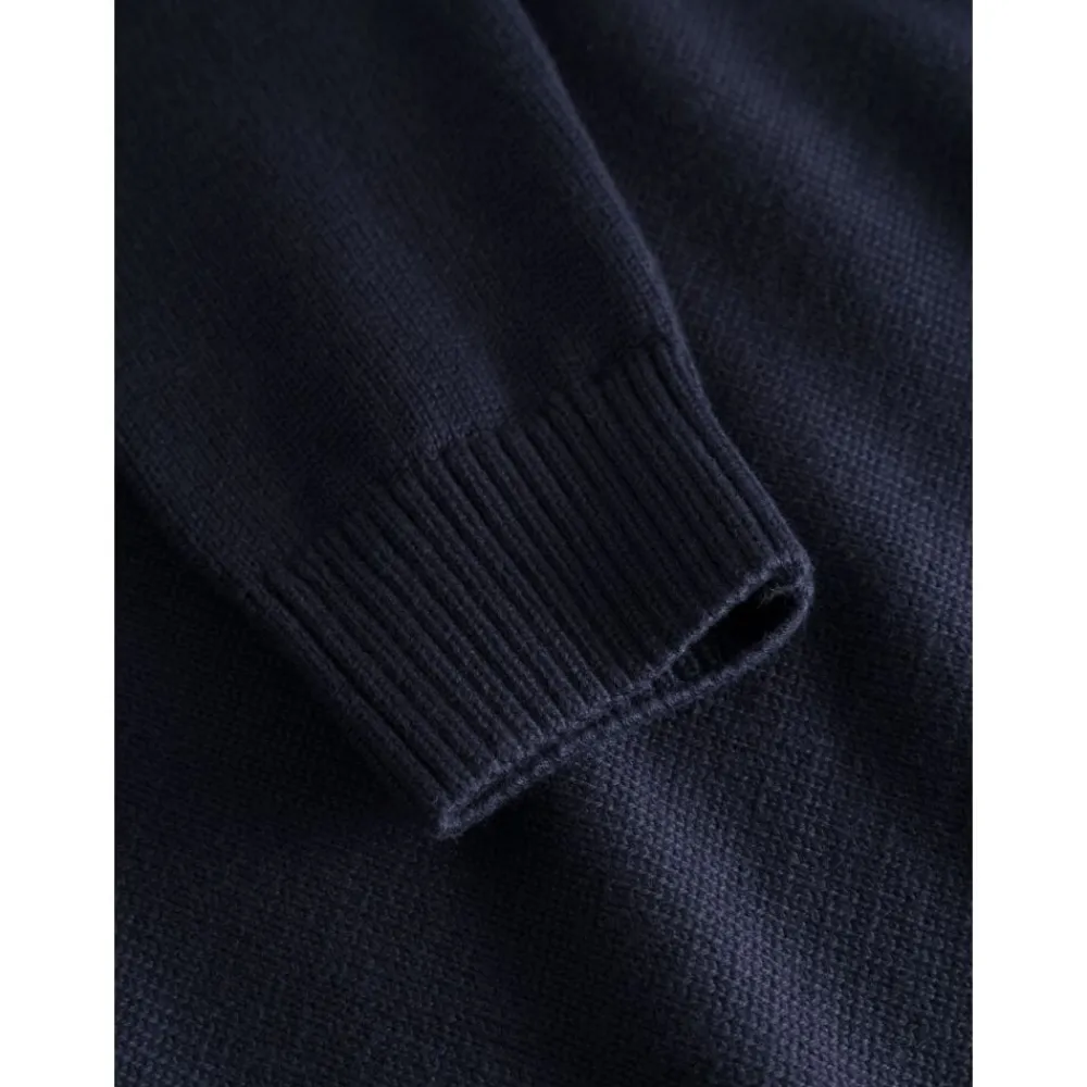 Knowledge Cotton Apparel Plain knitted crew neck GOTS/Vegan