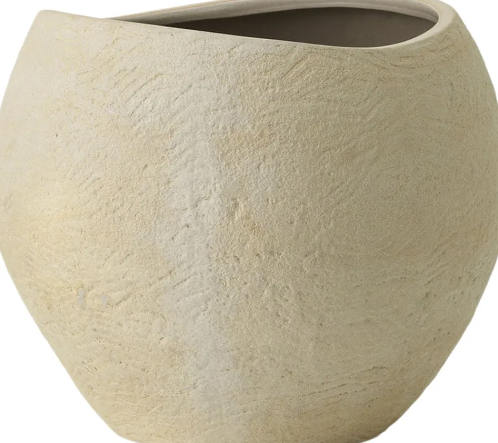 Audo Copenhagen Plantas Planter, H 32, Ivory