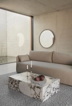 Audo Copenhagen Plinth Low, Calacatta Viola