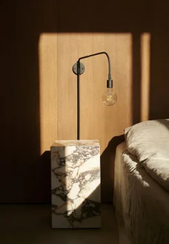 Audo Copenhagen Plinth Tall, Calacatta Viola