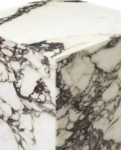 Audo Copenhagen Plinth Tall, Calacatta Viola