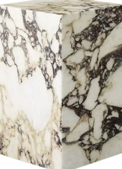 Audo Copenhagen Plinth Tall, Calacatta Viola