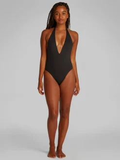 PLUNGE NECKLINE ONE PIECE>Calvin Klein Sale