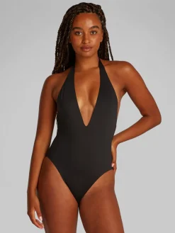 PLUNGE NECKLINE ONE PIECE>Calvin Klein Sale