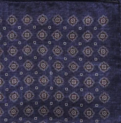 Amanda Christensen Pocket Square 412 navy melange Hot