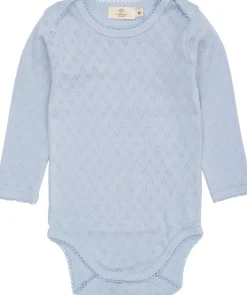 Børn Copenhagen Colors POINTELLE HEART LAPNECK BODY LS