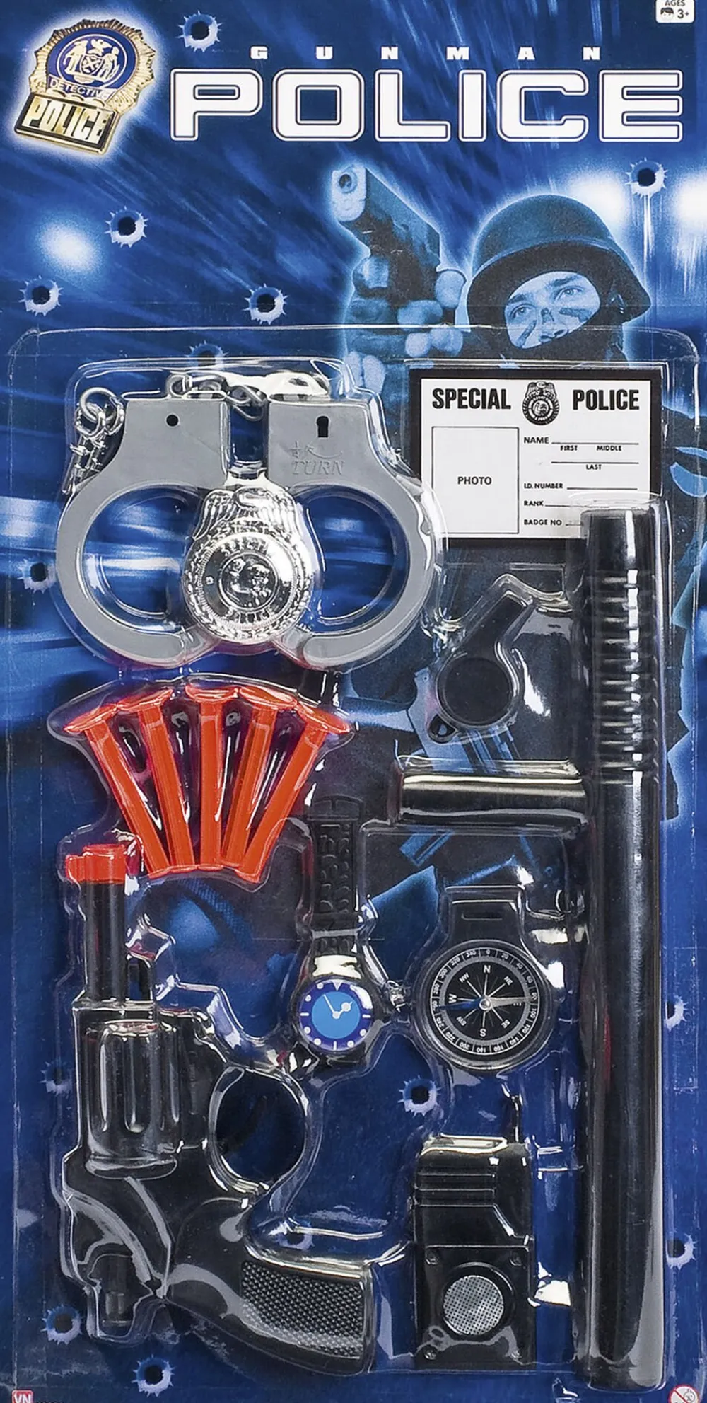 Gunman Police POLITISÆT 15 DELE BLISTER Hot