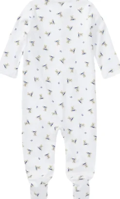 Polo Ralph Lauren Polo Bear Cotton Coverall Multi Clearance