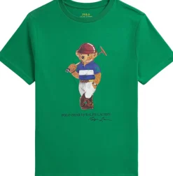 Polo Ralph Lauren Polo Bear Cotton Jersey Tee Cr25 bear cruise green Online