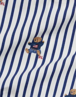 Børn Polo Ralph Lauren Polo Bear Cotton Oxford Shirtdress