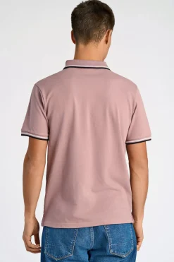 Lindbergh Polo shirt w. contrast piping Berry Sale