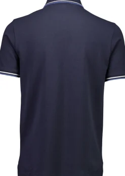 Lindbergh Polo shirt w. contrast piping Navy Discount