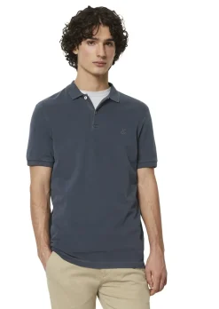 Polo, short sleeve, button placket,>Marc O’Polo