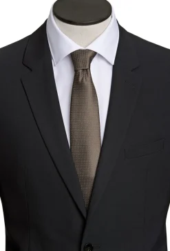 Lindbergh Polyester tie with dots 7 cm