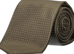 Lindbergh Polyester tie with dots 7 cm