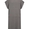 Magasin du Nord Collection Poncho flat one side/terry back grey One Size Best