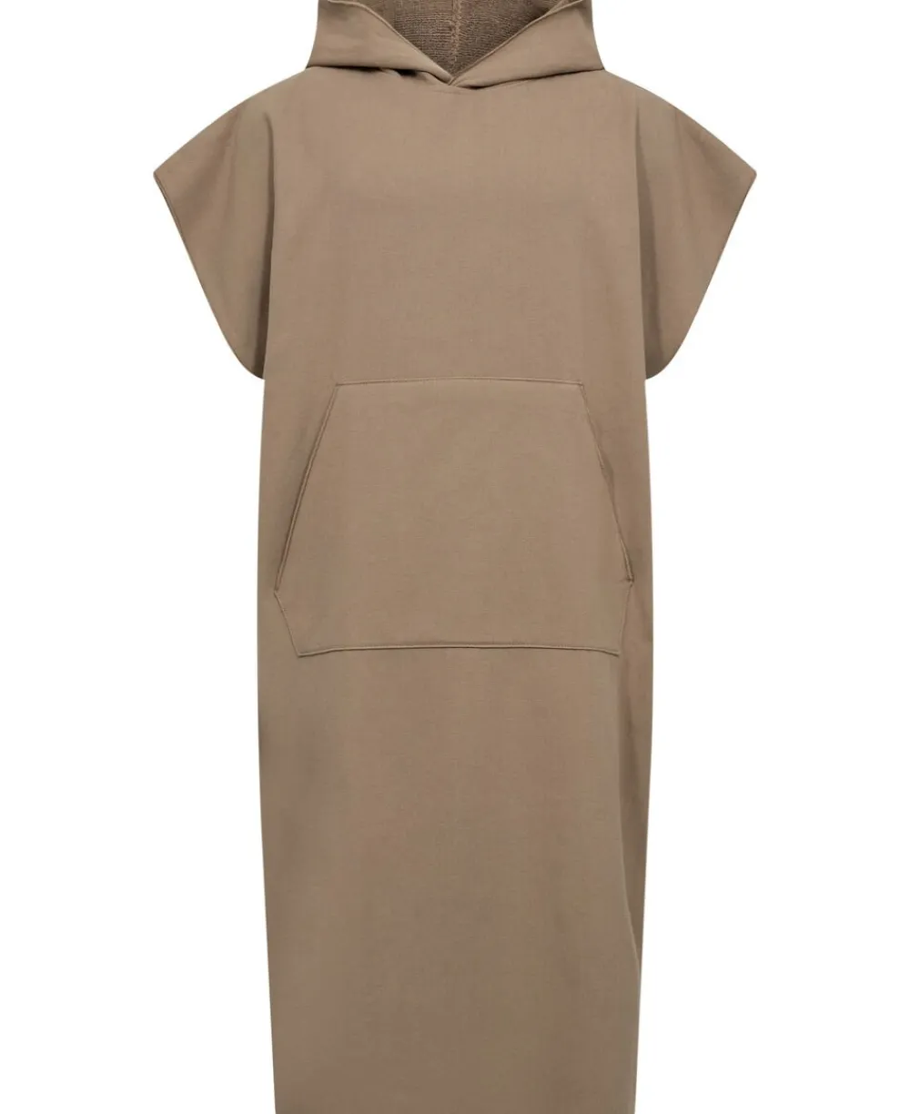 Poncho flat one side/terry back khaki One Size>Magasin du Nord Collection Discount