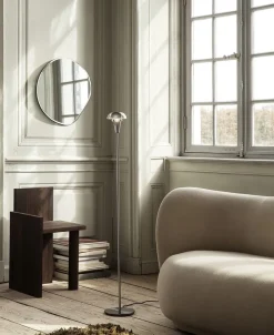 Ferm Living Pond Mirror - Small - Dark Chrome Online