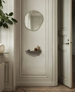 Ferm Living Pond Mirror - Small - Dark Chrome Online