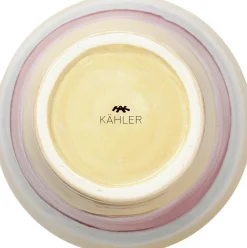 Kähler Poppery Vase med æble H32 cm pink/mint/gul Discount