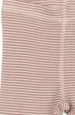 Børn PETIT PIAO PPDante Leggings Merino Wool Striped