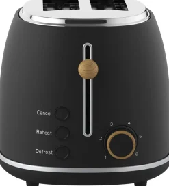 Witt Premium brødrister, 2 skiver Wood black Sale