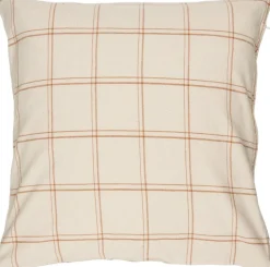 Ib Laursen Pude Theodor natur m/rustikbrunt ternet