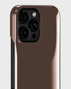 HoldIt Puffy Case iPhone 16 Pro Chocolate Brun Discount