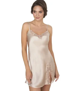 Lady Avenue Pure Silk - Slip w. lace Bailey Sale