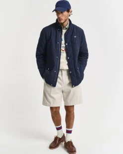 Gant QUILTED WINDCHEATER MID JACKET Evening blue Outlet