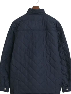 Gant QUILTED WINDCHEATER MID JACKET Evening blue Outlet