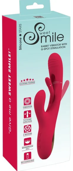 Sweet Smile Rabbit Vibrator with G-Spot Stimulation New
