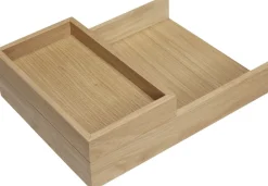 Hübsch Rail Desk Organiser Natural set of 2