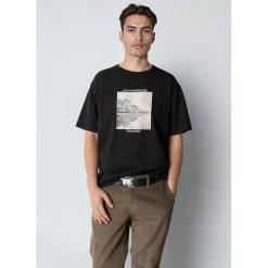 Clean Cut Copenhagen Rainy Copenhagen organic t-shirt Black Discount