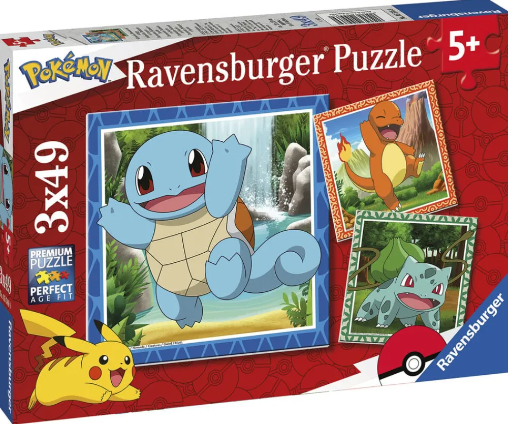 Børn Ravensburger puslespil Ravnsburger 3*49 brikker ass
